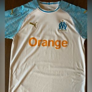 2018-19 Puma Marseille home kit.